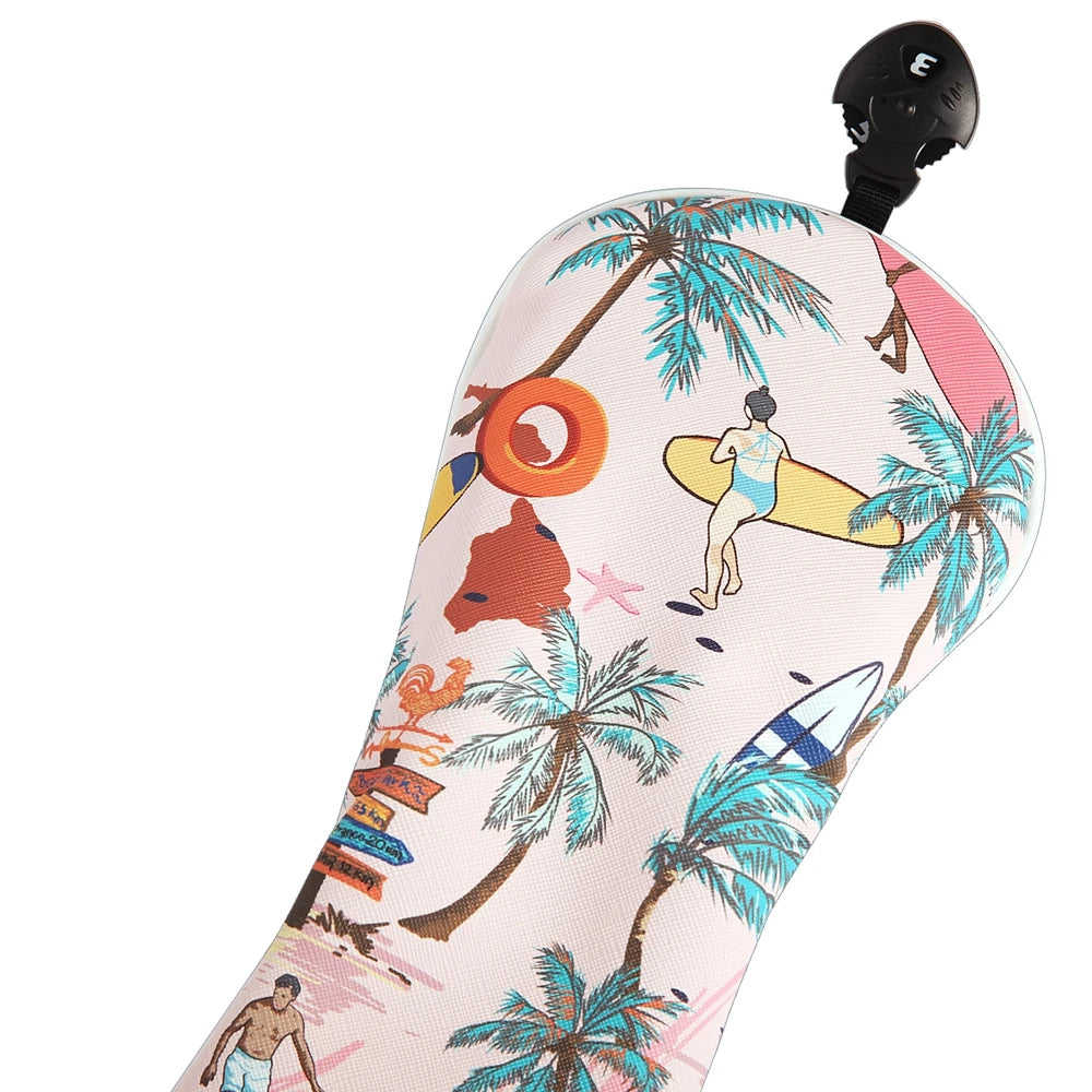 Palm Beach Golf Head Cover - lifestyle shot | Noggin Golf
