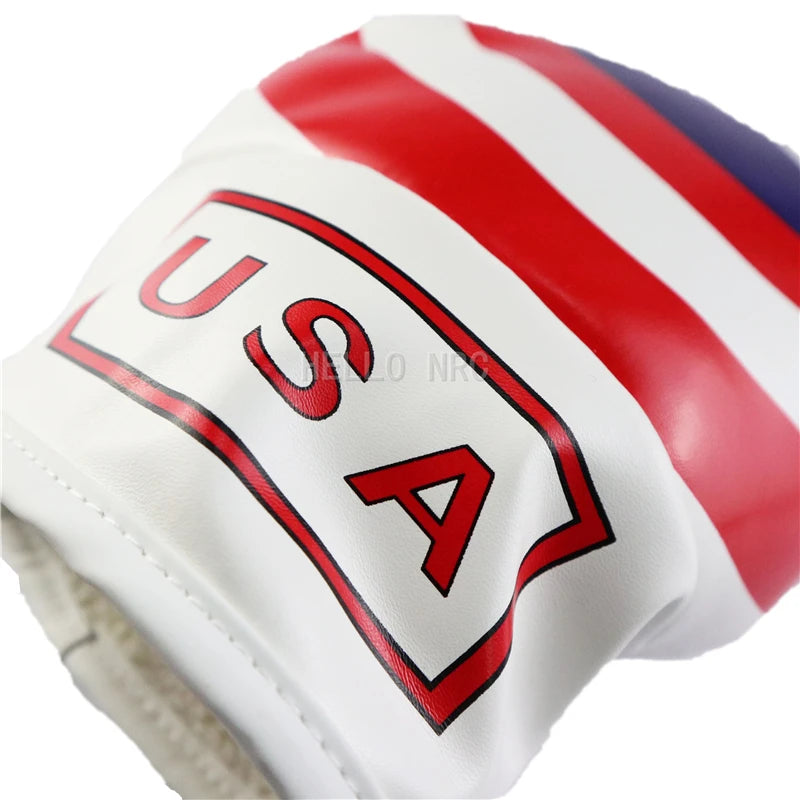 American Flag Star Golf Head Cover - American Flag Star Golf Head Cover - detail view | Noggin Golf | Noggin Golf