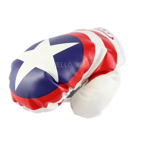 American Flag Star Golf Head Cover - angle view | Noggin Golf