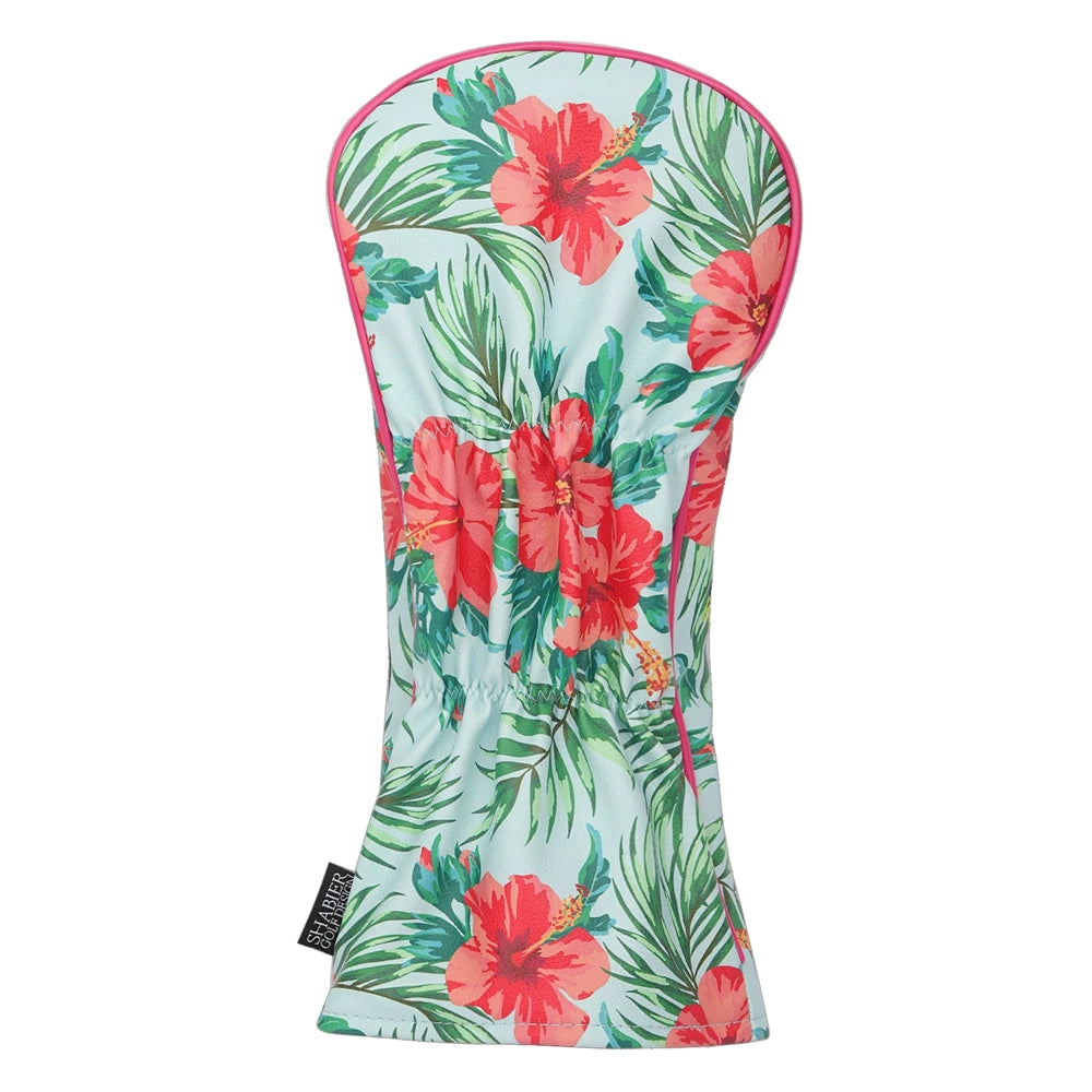 Hawaii Hula Girl Golf Head Cover - angle view | Noggin Golf