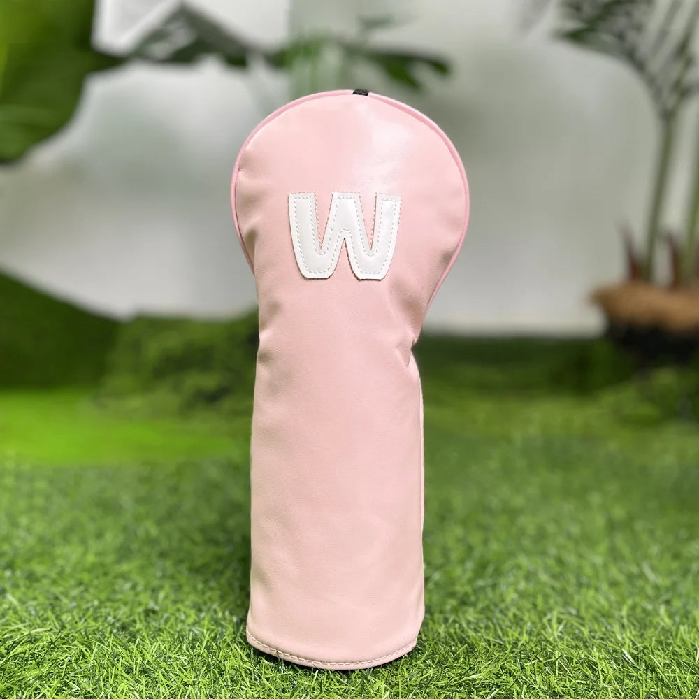 Pink Golf Club Head Cover Set - Pink Golf Club Head Cover Set - view 6 | Noggin Golf | Noggin Golf
