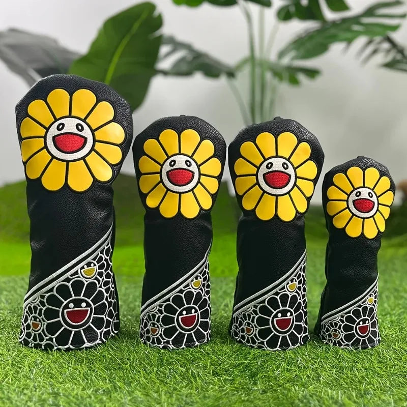 Graffiti Flower - funny head covers golf head cover by Noggin Golf