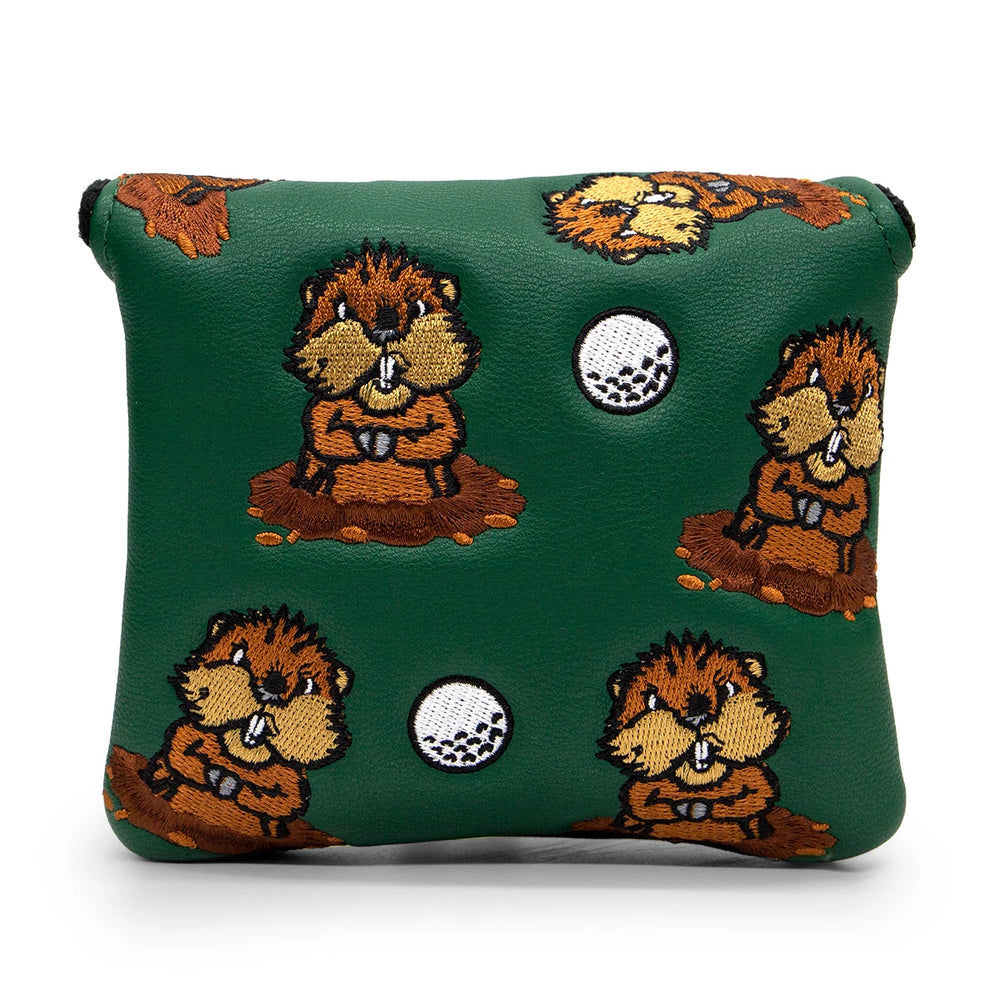 Green Leather Animal Golf Head Cover Set - Green Leather Animal Golf Head Cover Set - view 6 | Noggin Golf | Noggin Golf