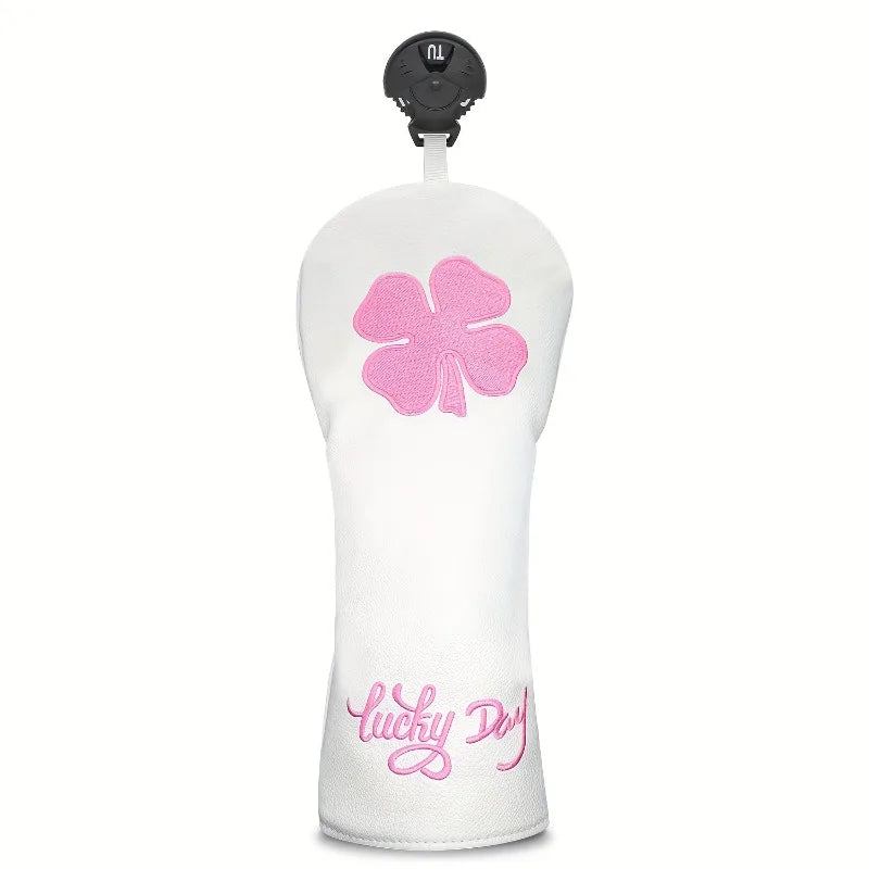 Lucky Clover Pink Golf Head Cover - Lucky Clover Pink Golf Head Cover - view 10 | Noggin Golf | Noggin Golf