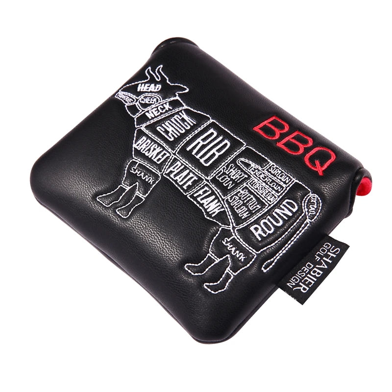 BBQ Brisket Golf Driver Head Cover - BBQ Brisket Golf Driver Head Cover - back view | Noggin Golf | Noggin Golf