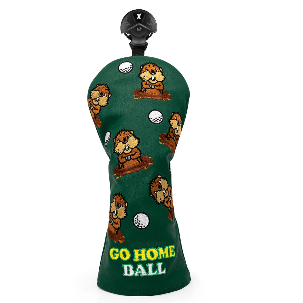 Green Leather Animal Golf Head Cover Set - Green Leather Animal Golf Head Cover Set - view 8 | Noggin Golf | Noggin Golf