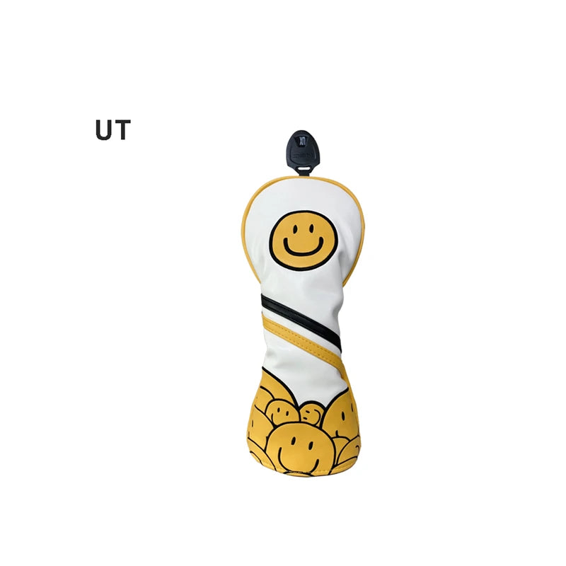 Smiley Face Golf Head Cover - Smiley Face Golf Head Cover - view 11 | Noggin Golf | Noggin Golf