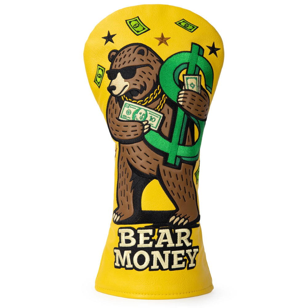 Bear Money Golf Club Cover Set - Bear Money Golf Club Cover Set - view 6 | Noggin Golf | Noggin Golf