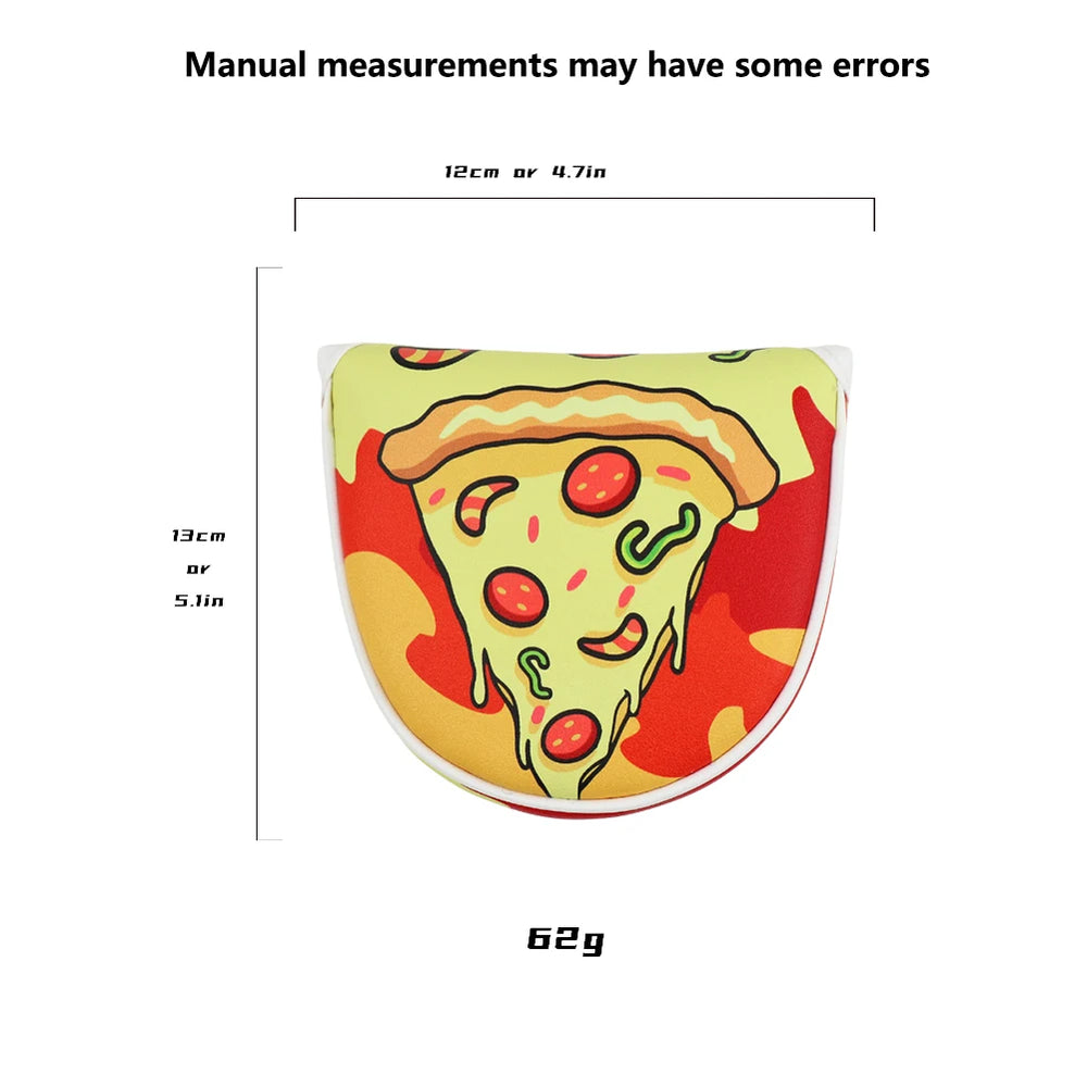 Pizza Party Golf Head Cover Set - Pizza Party Golf Head Cover Set - view 6 | Noggin Golf | Noggin Golf