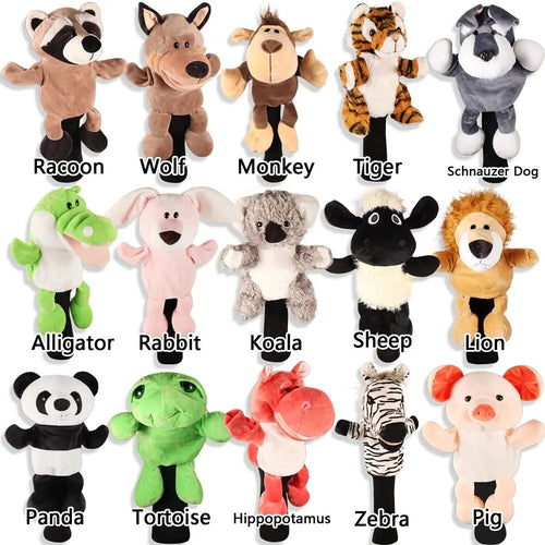 Animal Golf Head Cover Collection - front view | Noggin Golf