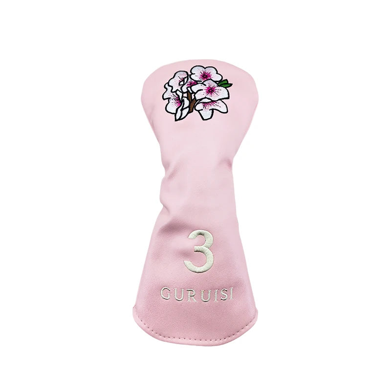 Embroidered Flower Golf Head Cover - view 9 | Noggin Golf