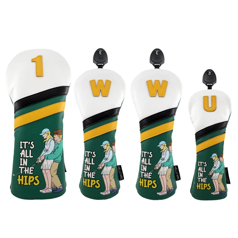 It's All In The Hips Golf Wood Cover - view 12 | Noggin Golf