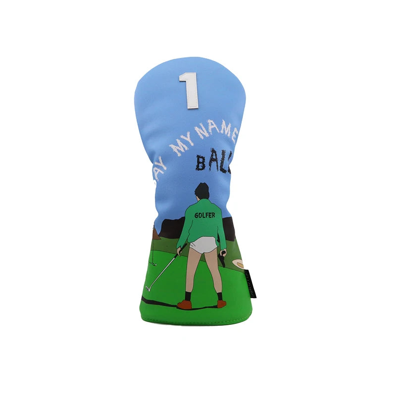 Say My Name Ball Golf Driver Head Cover - view 6 | Noggin Golf