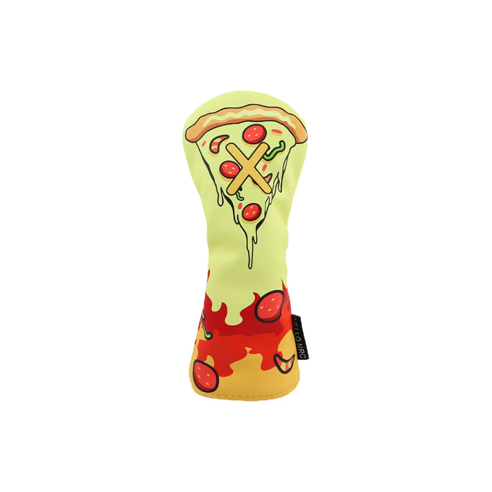 Pizza Party Golf Head Cover Set - Pizza Party Golf Head Cover Set - view 8 | Noggin Golf | Noggin Golf