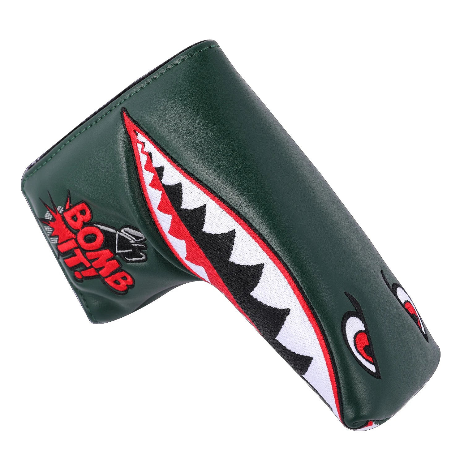 Shark Attack Golf Head Cover - Green - view 13 | Noggin Golf