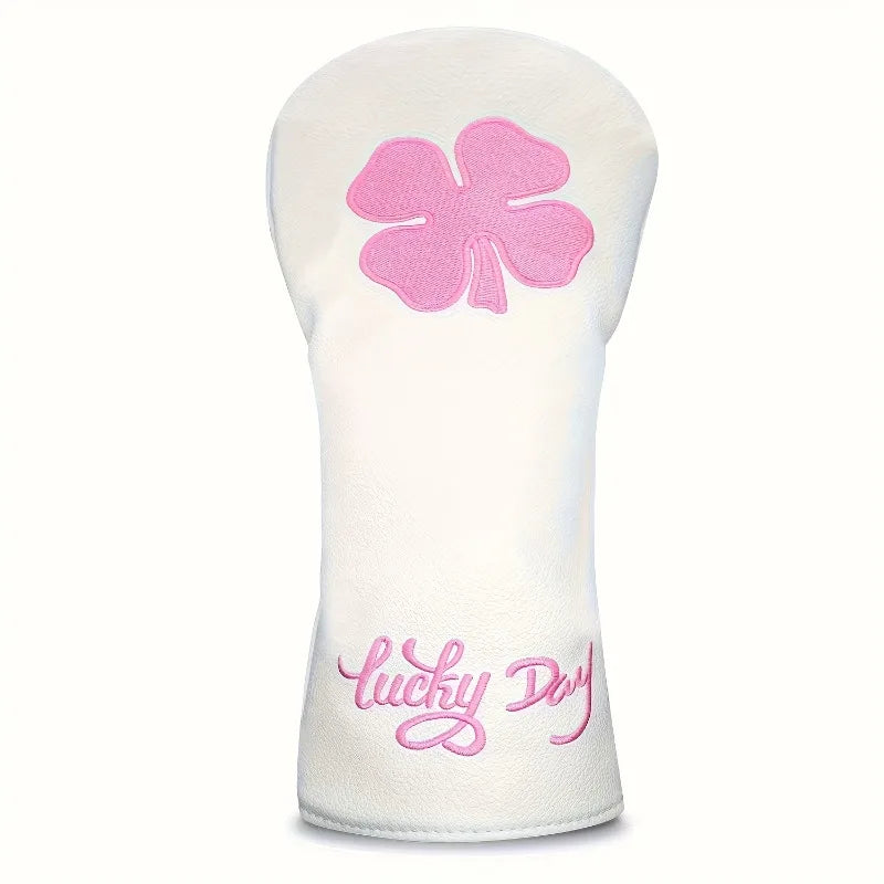 Lucky Clover Pink Golf Head Cover - Lucky Clover Pink Golf Head Cover - view 8 | Noggin Golf | Noggin Golf