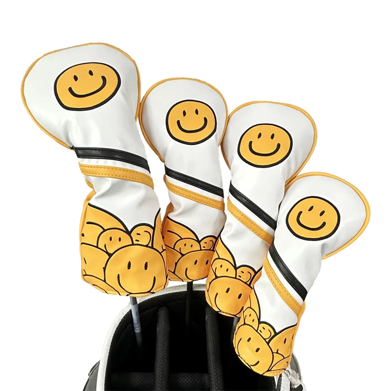 Smiley Face Golf Head Cover - Smiley Face Golf Head Cover - view 6 | Noggin Golf | Noggin Golf