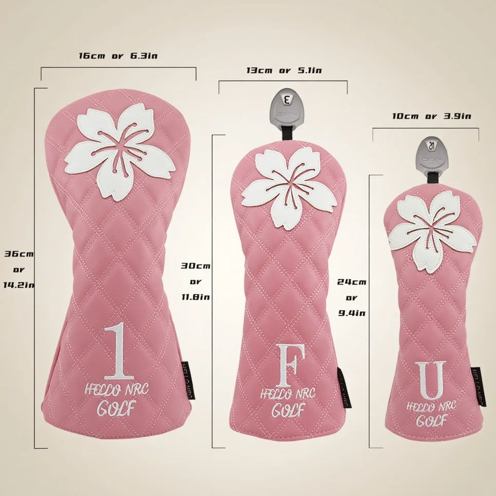 Sakura Cherry Blossom Golf Head Cover - lifestyle shot | Noggin Golf