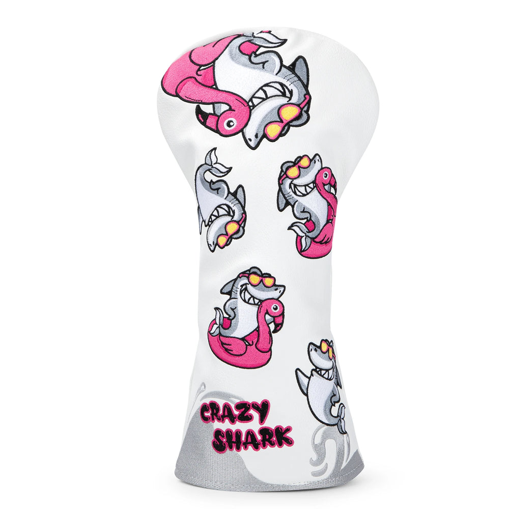 Crazy Shark Attack Golf Head Cover - Crazy Shark Attack Golf Head Cover - view 6 | Noggin Golf | Noggin Golf