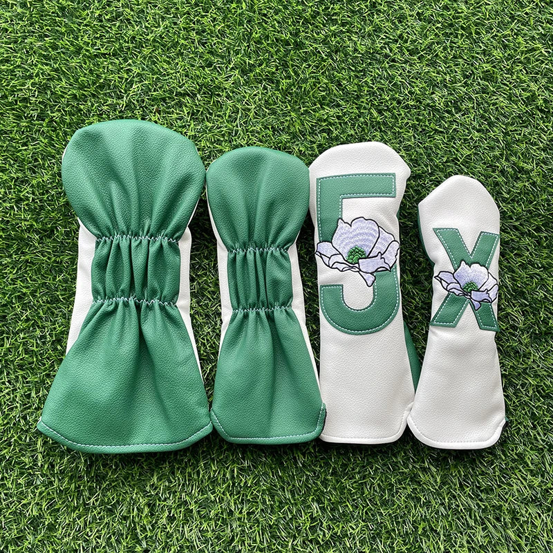 Knit Golf Head Cover Set - Numbered - back view | Noggin Golf