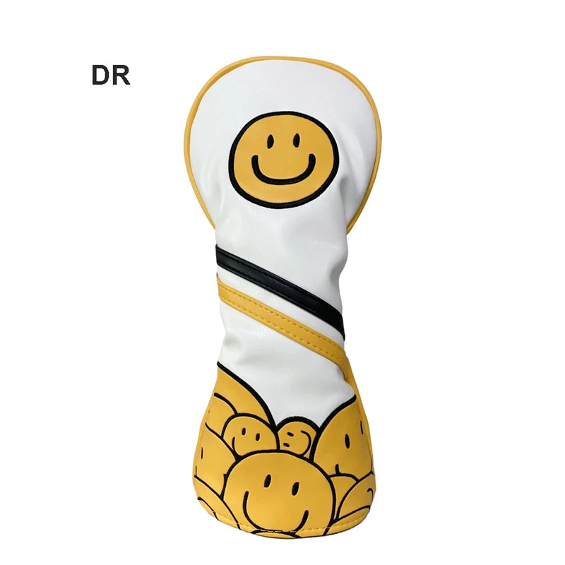 Smiley Face Golf Head Cover - Smiley Face Golf Head Cover - view 10 | Noggin Golf | Noggin Golf
